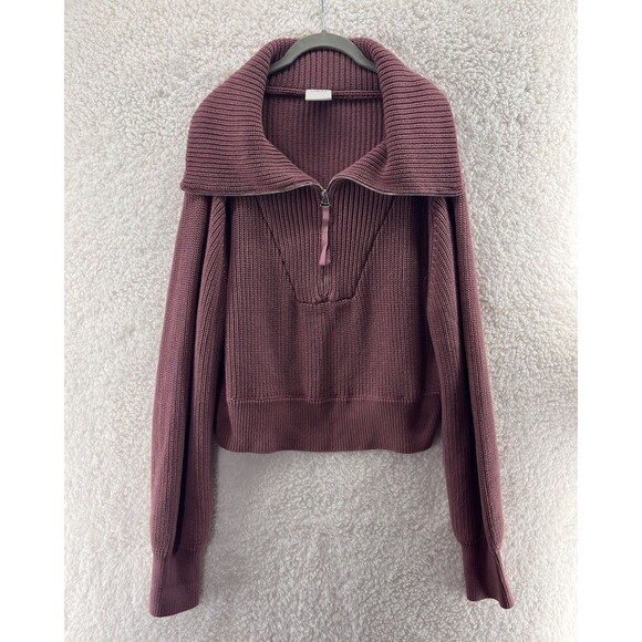 Varley Mentone Half Zip Knit Pullover Sweater Women's Medium - Picture 1 of 10